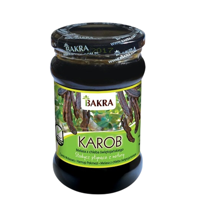 BAKRA Karob melasa z Chleba Świętojańskiego 370g (słoik)