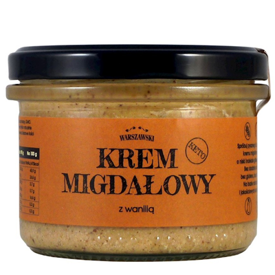 WARSZAWSKI Krem migdałowy z wanilią 190g