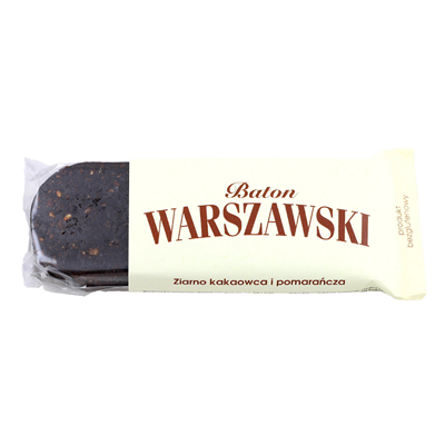 BATON WARSZAWSKI Ziarno kakaowca i pomarańcza 50g