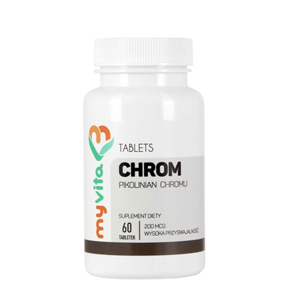 MyVita Chrom 200mcg, 60tabl. - pikolinian chromu