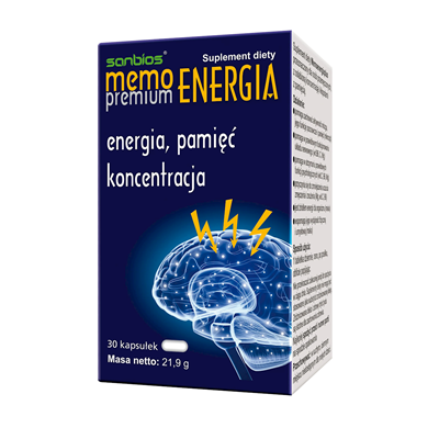 SANBIOS Memoenergia premium 30 kaps.