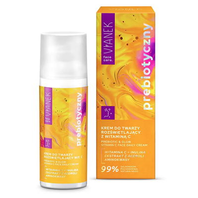 VIANEK Prebiotyczny krem do twarzy rozświetlający z witaminą C 50ml SYLVECO
