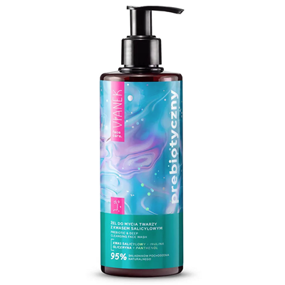 VIANEK Prebiotyczny żel do mycia twarzy z kwasem salicylowym 300ml SYLVECO