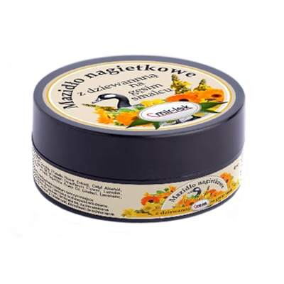 Mazidło nagietkowe z dziewanną na gęsim smalcu 60g MIR-LEK