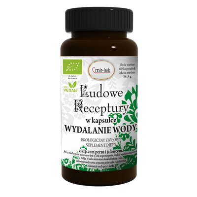 LUDOWE RECEPTURY wydalanie wody BIO 60 kapsułek MIR-LEK