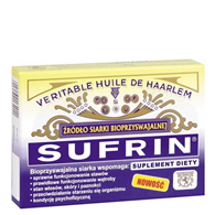 SUFRIN suplement diety z BIO-SIARKĄ 125mg, 60 kapsułek