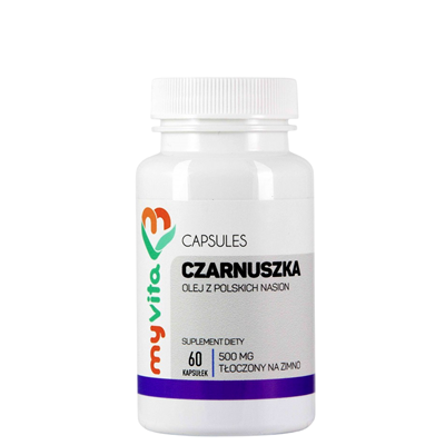 MyVita Czarnuszka - olej w kapsułkach 500mg, 60kaps.