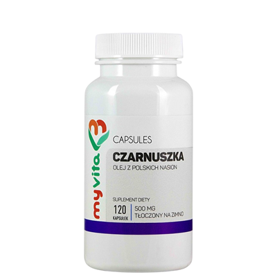 MyVita Czarnuszka - olej w kapsułkach 500mg, 120kaps.