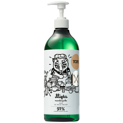 YOPE Płyn do mycia naczyń Mięta i mandarynka 750ml