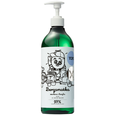 YOPE Płyn do mycia naczyń Bergamotka, werbena i bazylia 750ml