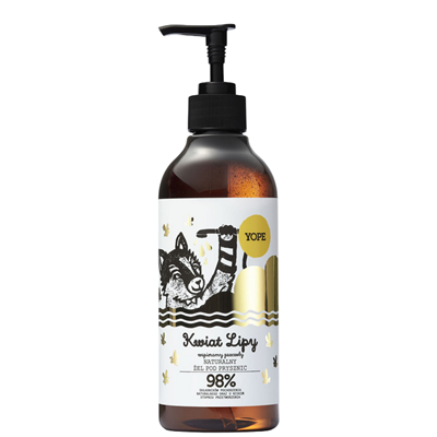 YOPE Żel pod prysznic naturalny Kwiat Lipy 400ml