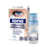 IANA Krople do oczu PREMIUM nawilżające bez konserwantów 0,4% HA 10ml STARPHARMA