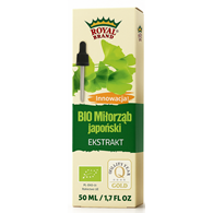 Ekstrakt z Miłorzębu japońskiego BIO 50ml ROYAL BRAND