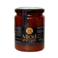 Miód kremowy gryczany 650g SPECJAŁ Z PASIEKI