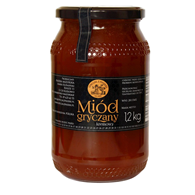 Miód kremowy gryczany 1,2kg SPECJAŁ Z PASIEKI