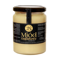 Miód kremowy rzepakowy 650g SPECJAŁ Z PASIEKI