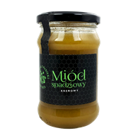 Miód kremowy spadziowy 380g SPECJAŁ Z PASIEKI
