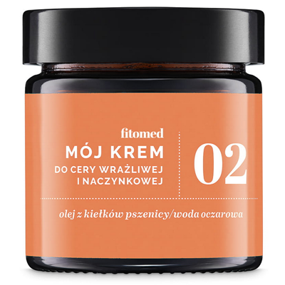 Mój krem 02 do cery wrażliwej i naczynkowej 55g FITOMED
