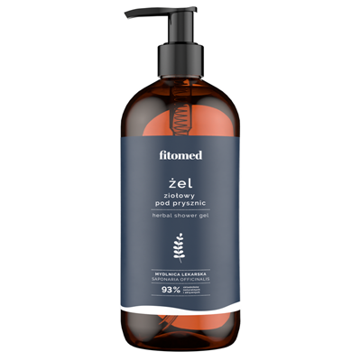 Żel ziołowy pod prysznic mydlnica lekarska 500g FITOMED