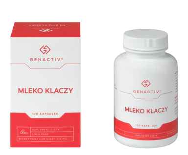 GENACTIV Mleko klaczy kapsułki 250mg, 120 kaps.