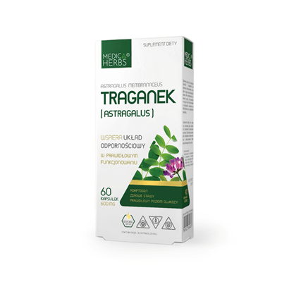 MEDICA HERBS Traganek (Astragalus) 600mg, 60 kaps.