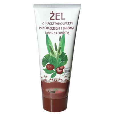 GORVITA Żel z kasztanowcem, miłorzębem i babką lancetowatą 200ml