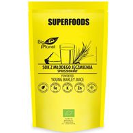 SUPERFOODS Sok z młodego jęczmienia sproszkowany BIO 150g BIO PLANET