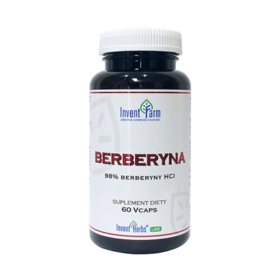 Berberyna 250mg, 60 vcaps. INVENT FARM
