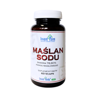 Maślan sodu 350mg, 60 vcaps. INVENT FARM