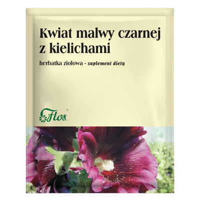 Malwa czarna z kielichami kwiat 50g FLOS