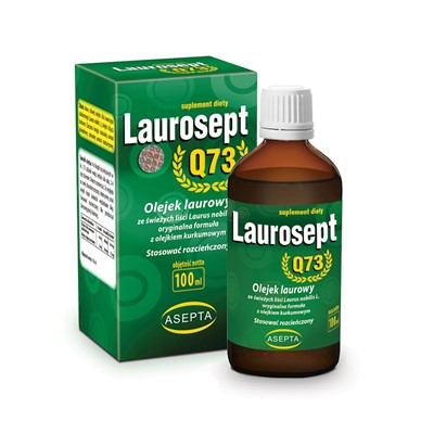 ASEPTA Laurosept Q73 100ml - Olejek laurowy + olejek z kurkumy