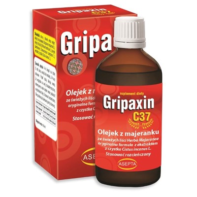 ASEPTA Gripaxin C37 30ml - Olejek z majeranku i bazylii + ekstr. z czystka