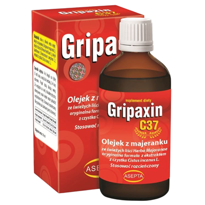 ASEPTA Gripaxin C37 30ml - Olejek z majeranku i bazylii + ekstr. z czystka