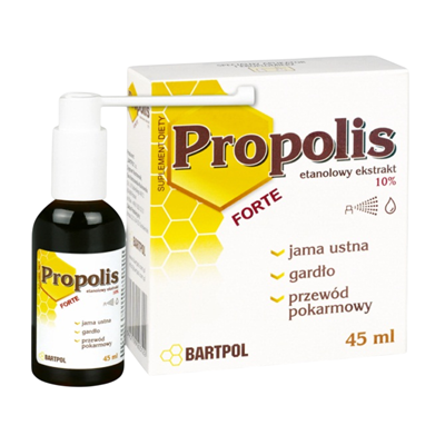 Propolis etanolowy ekstrakt 10% 45ml BARTPOL