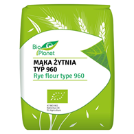 BIO PLANET Mąka żytnia typ 960 BIO 1kg