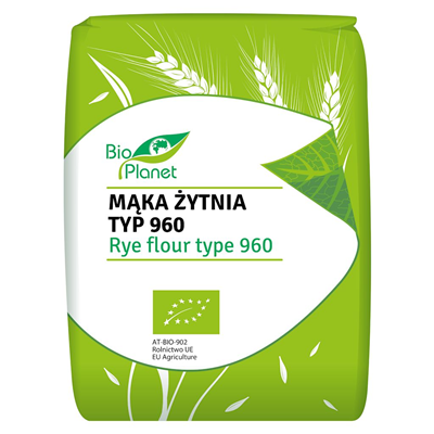 BIO PLANET Mąka żytnia typ 960 BIO 1kg