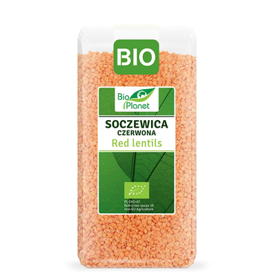 BIO PLANET Soczewica czerwona BIO 400g