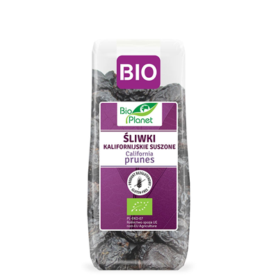 BIO PLANET Śliwki kalifornijskie bez pestek bezglutenowe BIO 200g
