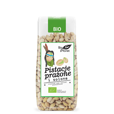 BIO PLANET Pistacje prażone i solone BIO 100g