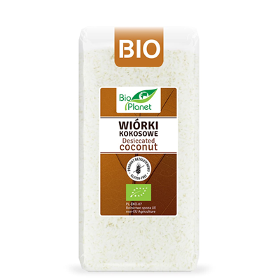 BIO PLANET Wiórki kokosowe bezglutenowe BIO 200g