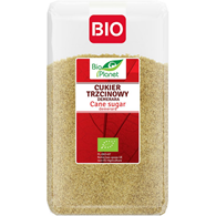 BIO PLANET Cukier trzcinowy brązowy Demerara BIO 1kg