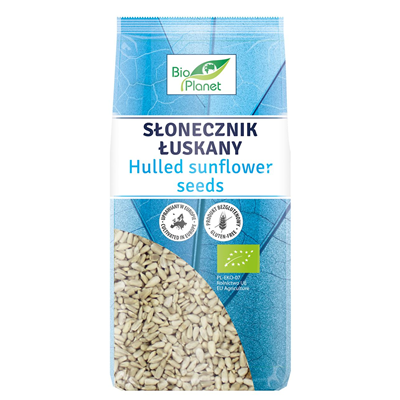BIO PLANET Słonecznik łuskany bezglutenowy BIO 350g