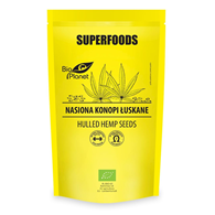 SUPERFOODS Konopia nasiona łuskane BIO 200g BIO PLANET
