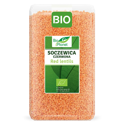 BIO PLANET Soczewica czerwona BIO 1kg