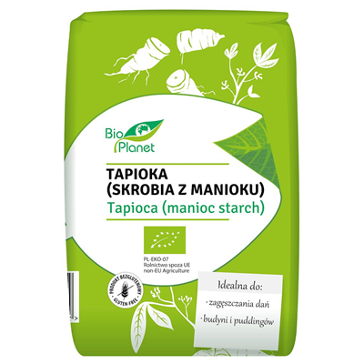 BIO PLANET Tapioka (skrobia z Manioku) bezglutenowa BIO 400g
