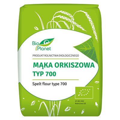 BIO PLANET Mąka orkiszowa typ 700 BIO 1kg