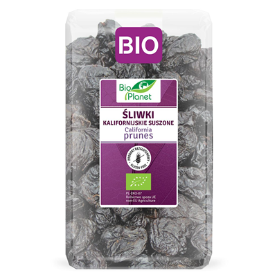 BIO PLANET Śliwki kalifornijskie bez pestek bezglutenowe BIO 1kg