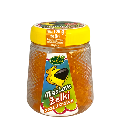 Żelki bezcukrowe MisieLove o smaku owocowym 150g AKA