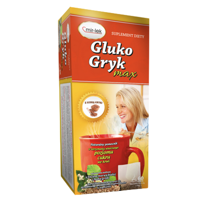 GLUKO-GRYK MAX 60 saszetek MIR-LEK