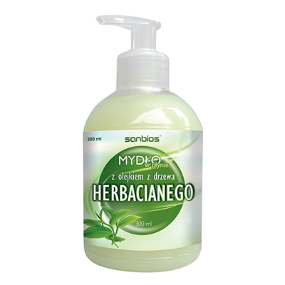 SANBIOS Mydło w płynie z olejkiem z drzewa herbacianego 300ml